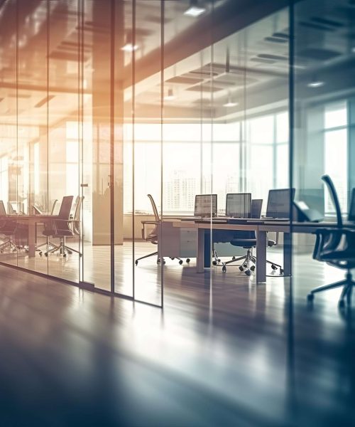 Beautiful,Blurred,Background,Of,A,Light,Modern,Office,,High,Quality