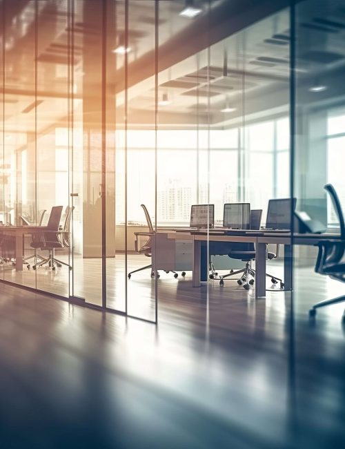 Beautiful,Blurred,Background,Of,A,Light,Modern,Office,,High,Quality